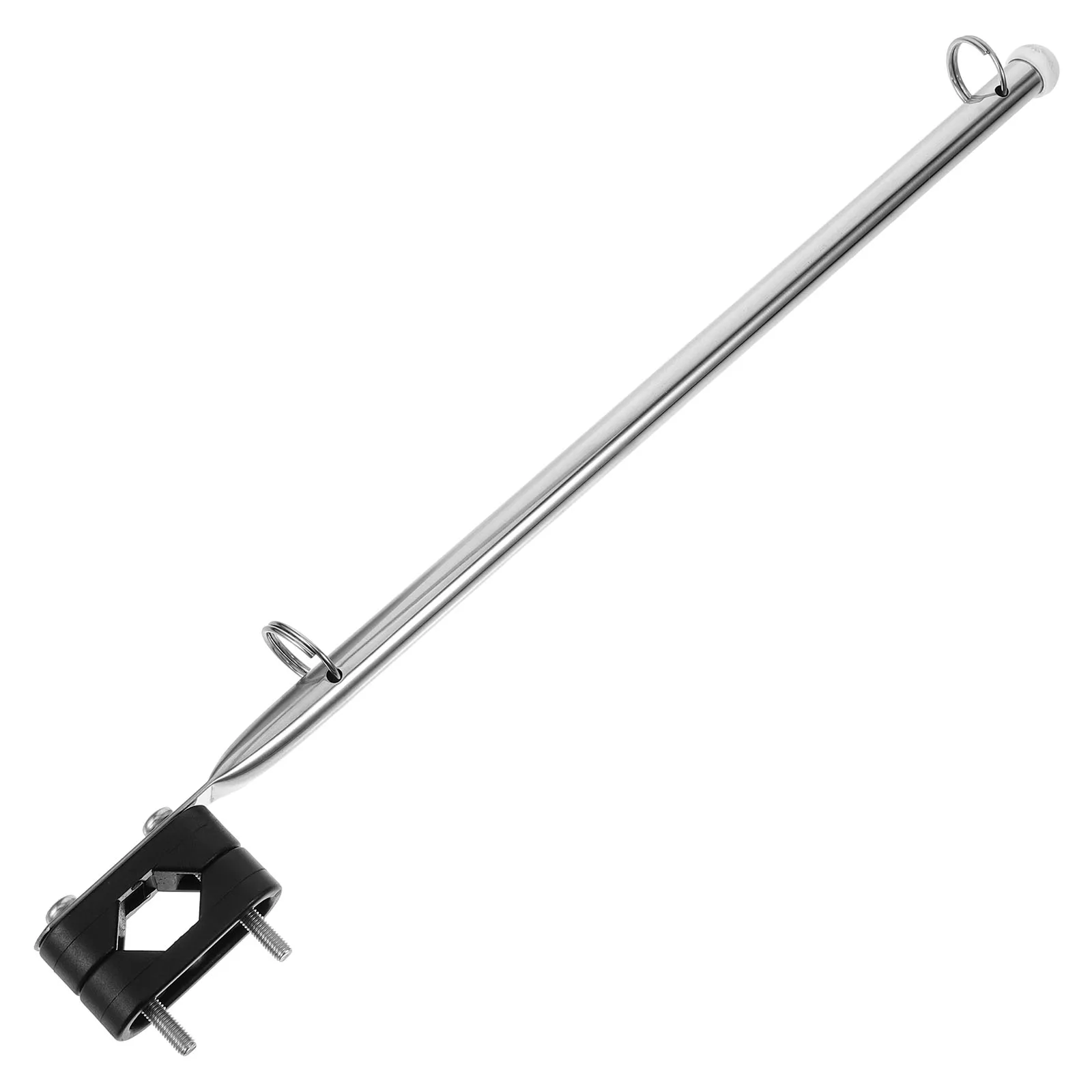 

Marine Flagpole Accessories Stainless Steel Bracket Boat Flag Holder Small Flagpole /8 inch to 1 1/4 inch Pipes Durable