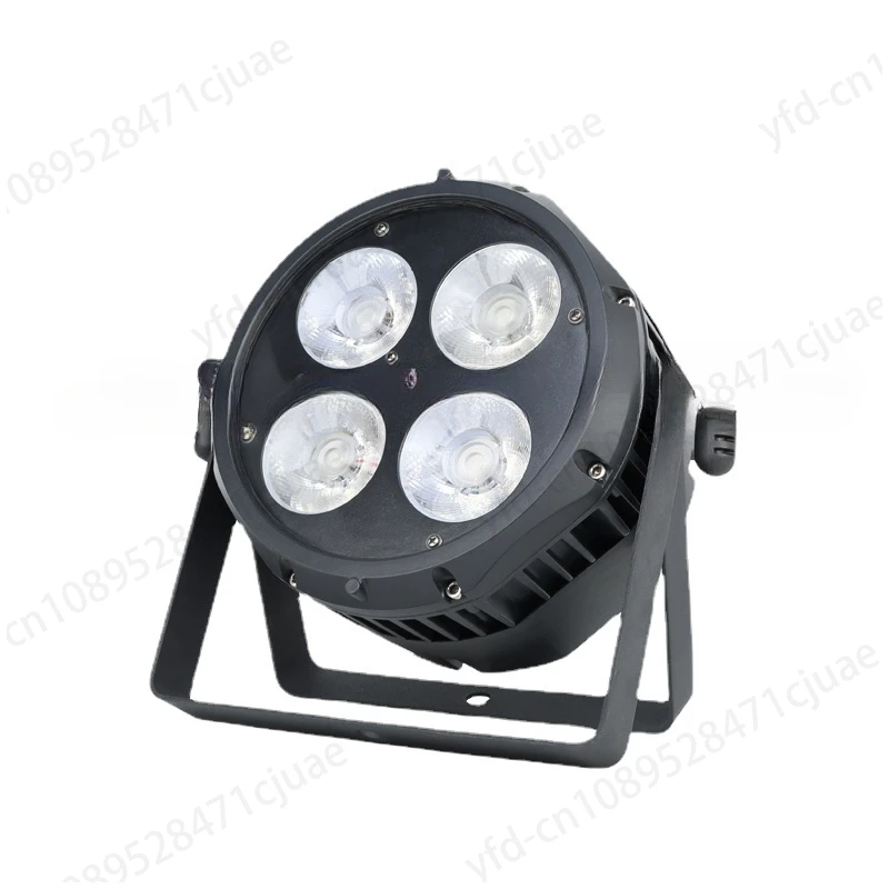 Waterproof 4 Eyes Cob Led Par Lights 4X50W Flat Aluminum 200W 4 Eye  Par Warm Waterproof Led Cob Par Lights Ip65