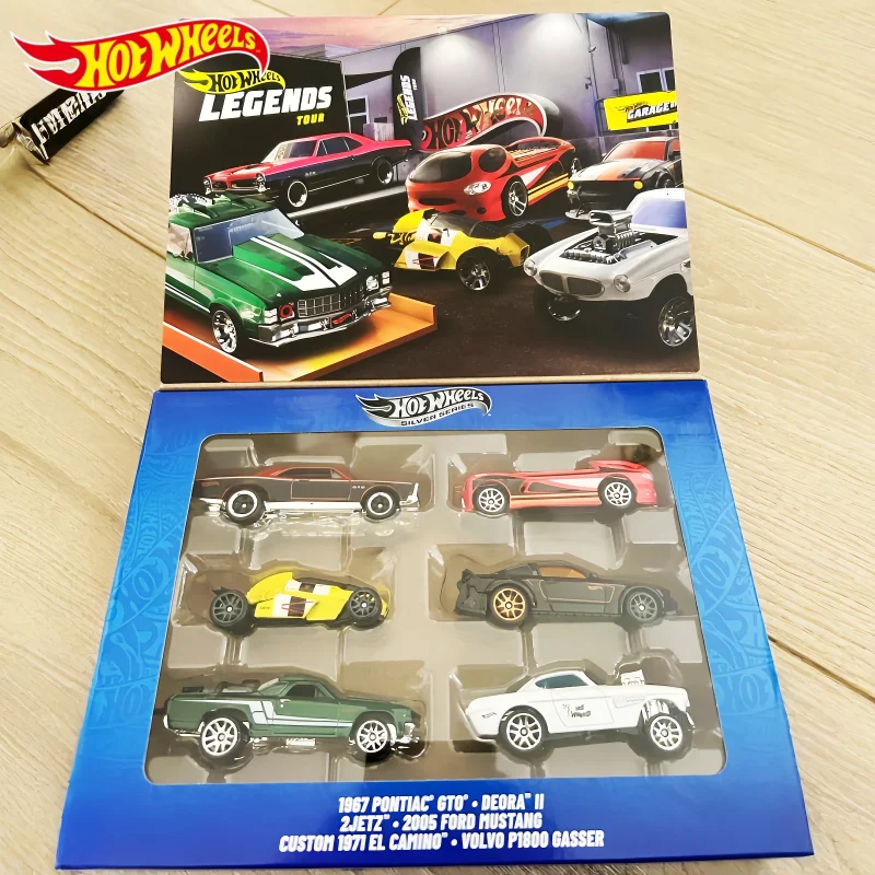 

Набор из 6 коллекционных моделей автомобилей Hot Wheels Zamac Series: BMW, Mercedes, Porsche, Toyota, Honda, Ford. Игрушки из литого металла для детей.