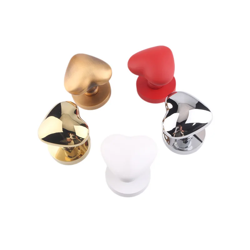 

American love door lock indoor bedroom spherical door handle with lock gold silent magnetic room door lock