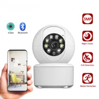 3MP WIFI Smart Camera Security Protection Baby Monitor Mini Cam Full Color Night Vision Ai Human Tracking Two-Way Audio ICSEE