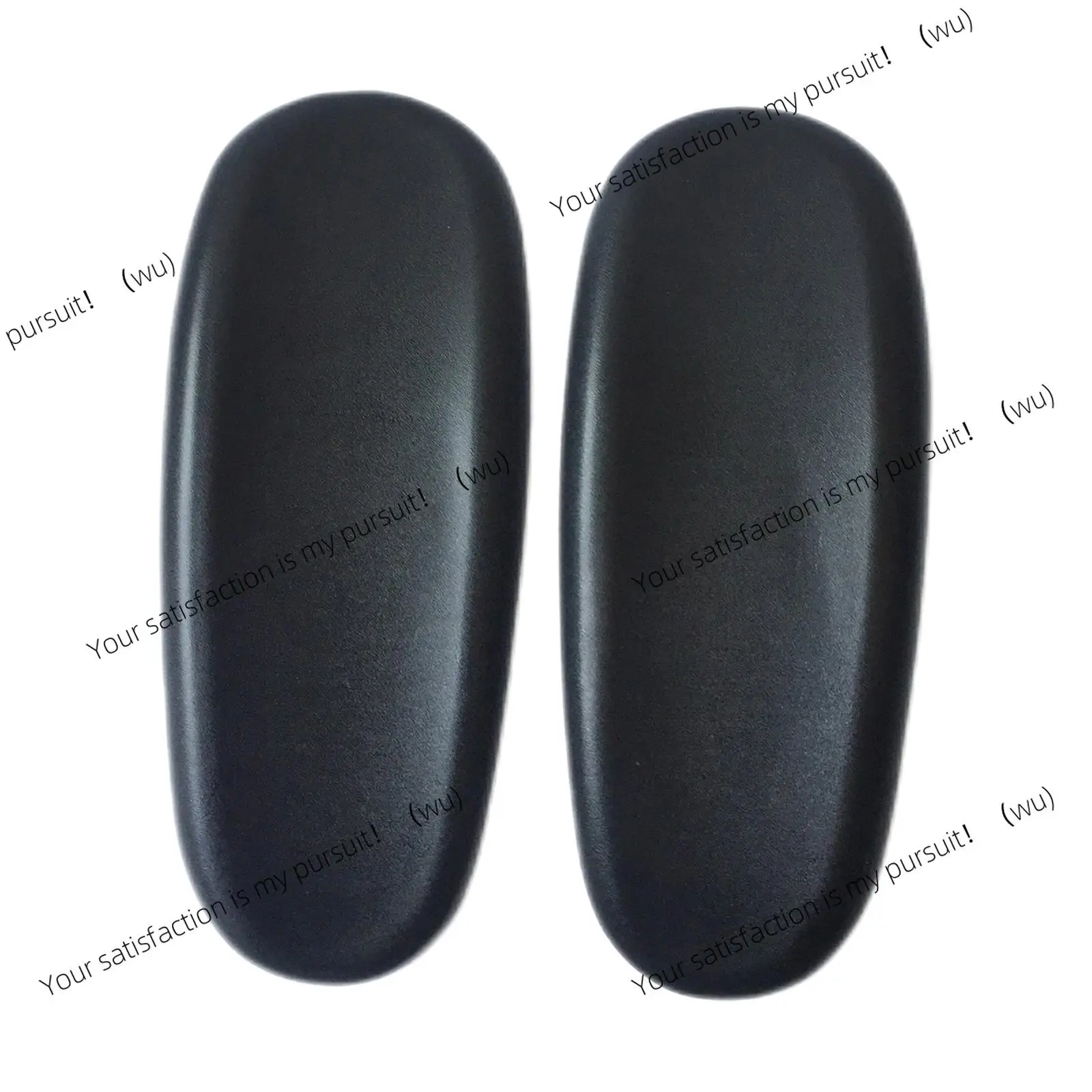 2pcs Universal PU Leather Armrest Pads Raised Height Support for Gaming Computer Desk Chair