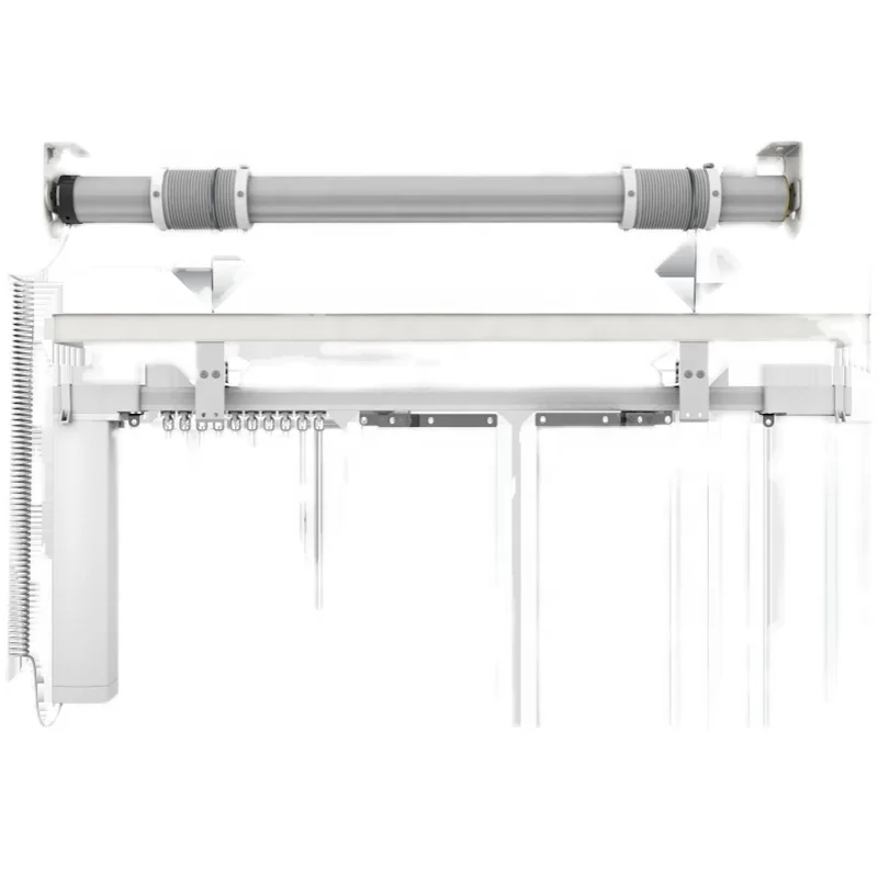 2025 Wholesale Smart Curtain High Window Motorized up and Down Electric Curtain Track