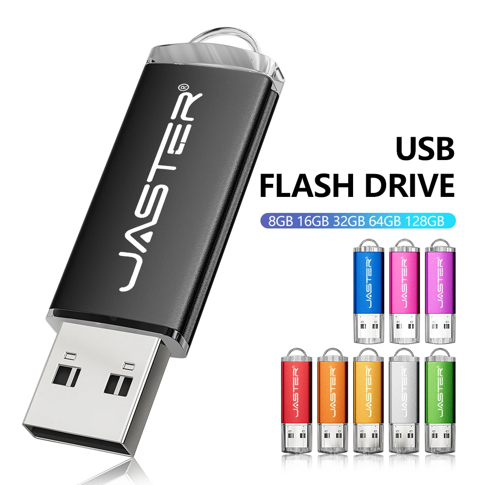 

JASTER USB-флешка в форме ключа, металлическая карта памяти, 4 ГБ, 8 ГБ, 16 ГБ, 32 ГБ, 64 ГБ, USB-флешка, флэш-накопитель, USB-диск, ручка ﻿