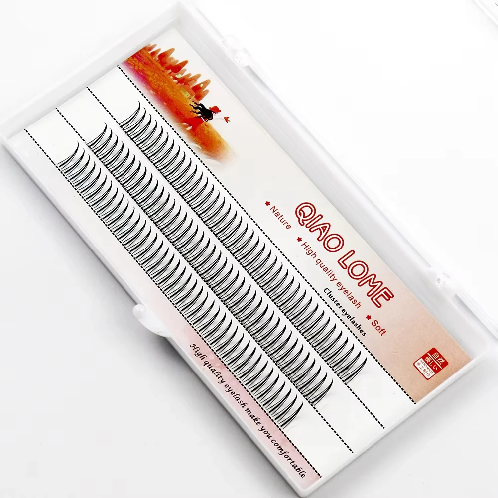 1 Box/120 Bundles Mink Eyelash Natural extension 3D Russia DIY Individual Eyelash Cluster Makeup Tools wholesale