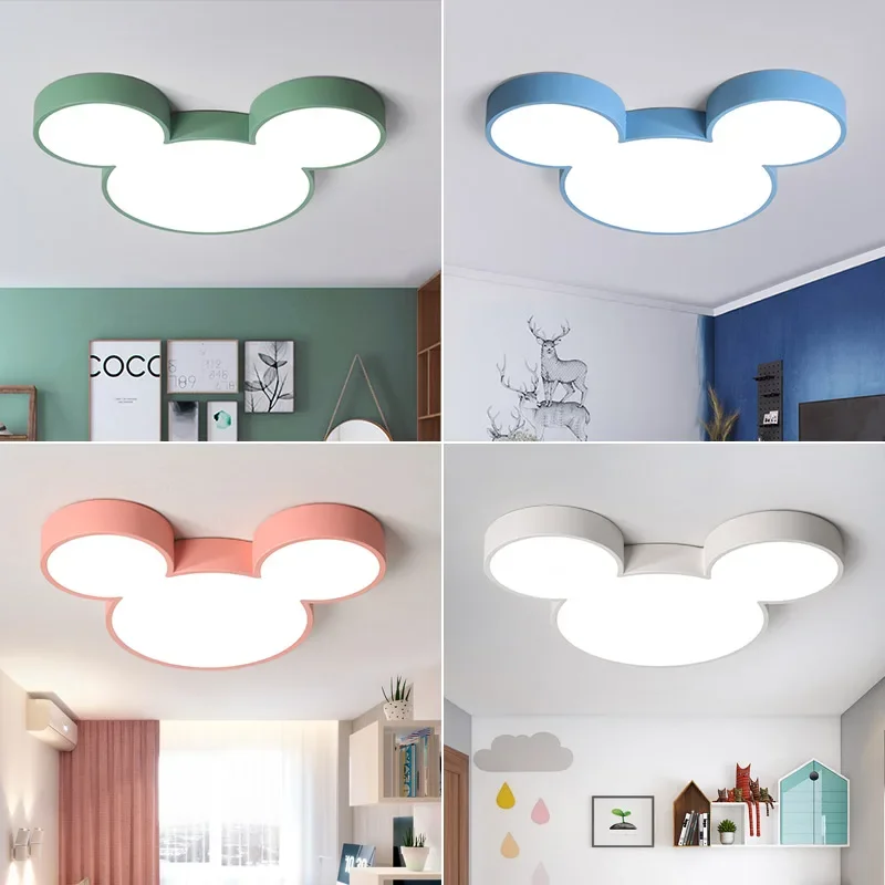 LED Lustre Light Ceiling Lights Colorful Decoration Macaron  Children's Room Modern Chandelie