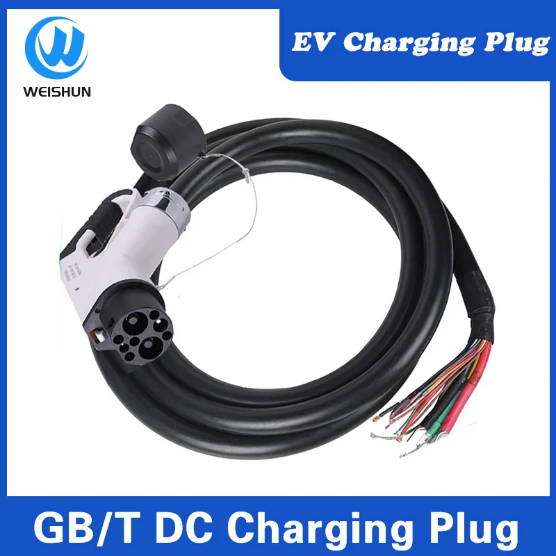 200A GBT DC EVSE PLUG GB/T 20234 DC EV Charger Plug Electric Car Charger Connector Cable Assembled China Standard NV3-DSD-EV200P