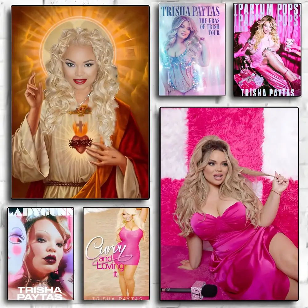 Singer T-trisha Paytas Poster Modern PP Paper Wall Art Stick