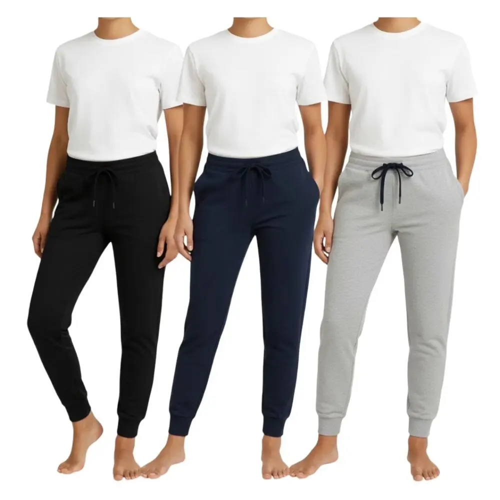 

Womens 3 Pack Fleece Ultra Soft Jogger