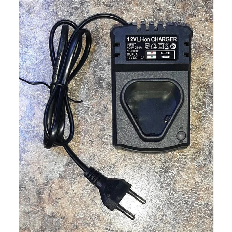 กิจกรรมไฟฟ้าเจาะ Charger 12V แบตเตอรี่ลิเธียม Li-Ion Charger 110-240V สําหรับแบตเตอรี่ลิเธียมเจาะ/ประแจไฟฟ้า EU Plug