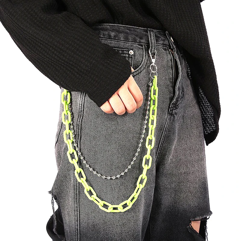Removable Punk Waist Chain Belt Trousers Chain For Women Men Jeans Belt Chain Pants Cool Rock Chain Hiphop Summer Jewelry