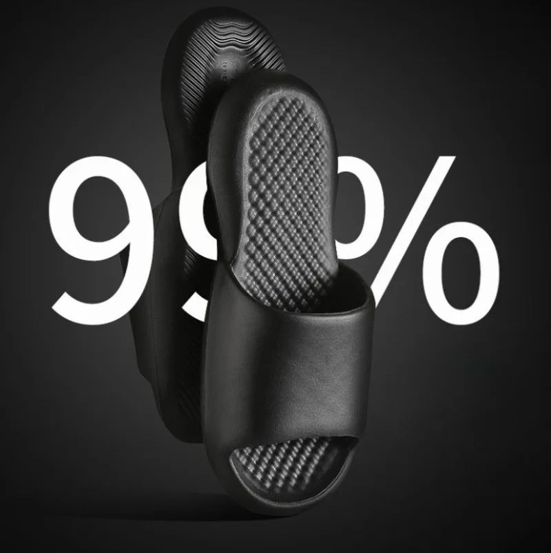 

New Slippers Women's Summer Home Indoor Bath Household Couple Soft Bottom Cool Slippers Men's Durable Non-slip