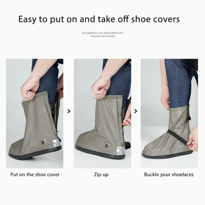 Rain shoe cover Hot Sell Creative Waterproof Reusable Motorcycle Cycling Bike Rain Boot Shoes Covers Rainproof Shoes Cover Rain