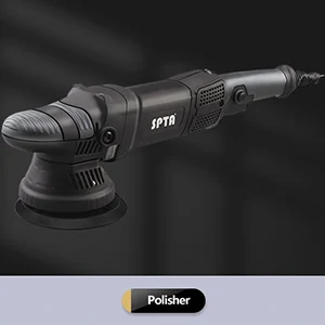 SPTA 5 Inch 780W Dual Action Car Polisher Auto Orbit 15mm Polishing Machine with Sponge Pads Accessories for Vehicle Buffing