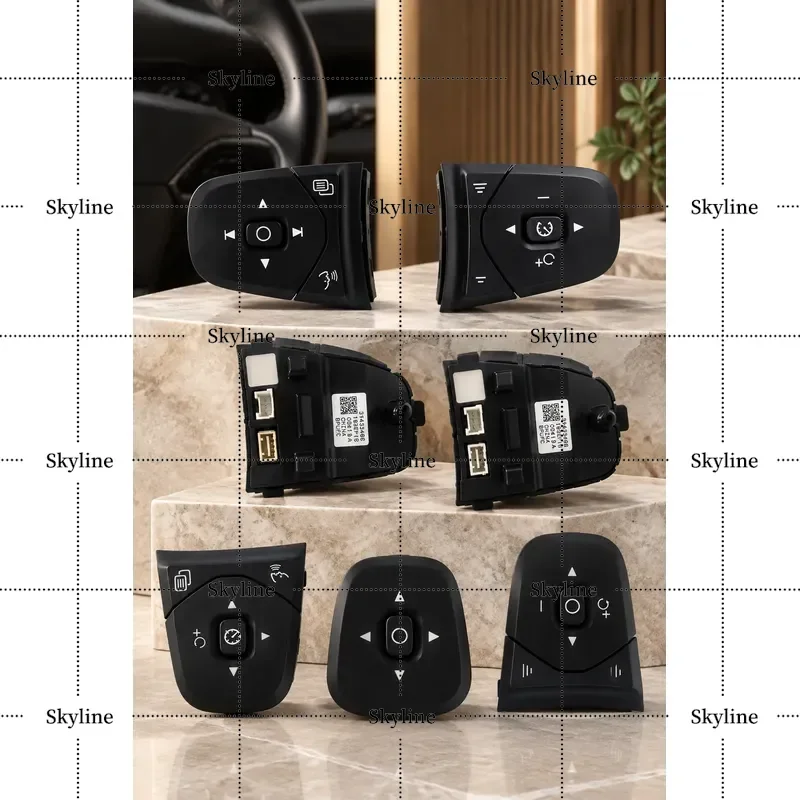 Car Steering Wheel Buttons Bluetooth Audio Volume Music Mode Cruise Control Button For Volvo XC90 XC60 V90 V60 S90