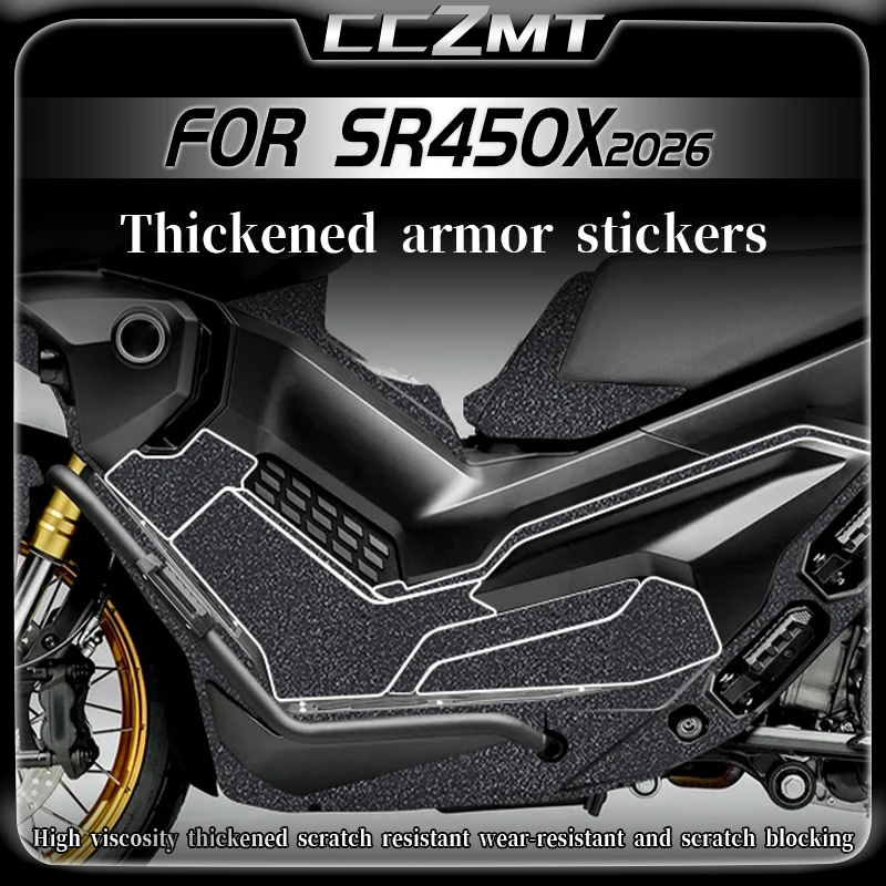 For VOGE SR450X 2026 Thickened Armor Sticker Scratch Resistant Protective Film At The Fuel Tank Modified Motorcycle Accessories