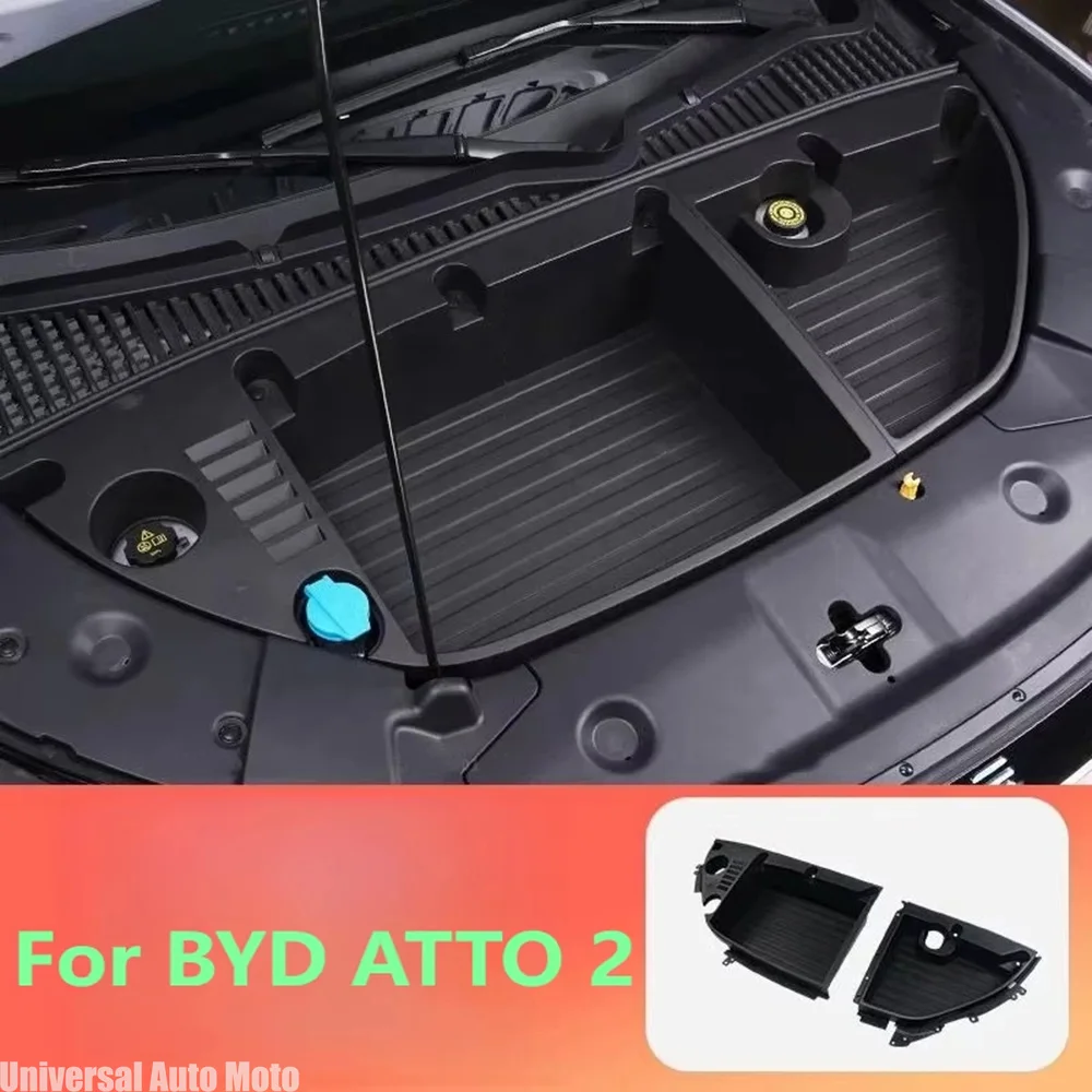 Caixa de Armazenamento Dianteira Especial para BYD ATTO 2 Yuan UP / Acessórios de Modificação para Carro