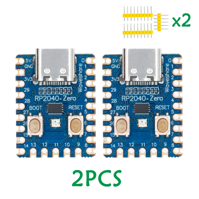 RP2040 para microcontrolador Raspberry Pi, placa de desarrollo PICO, módulo de RP2040-Zero, procesador Cortex M0 + de doble núcleo, Flash de 2MB