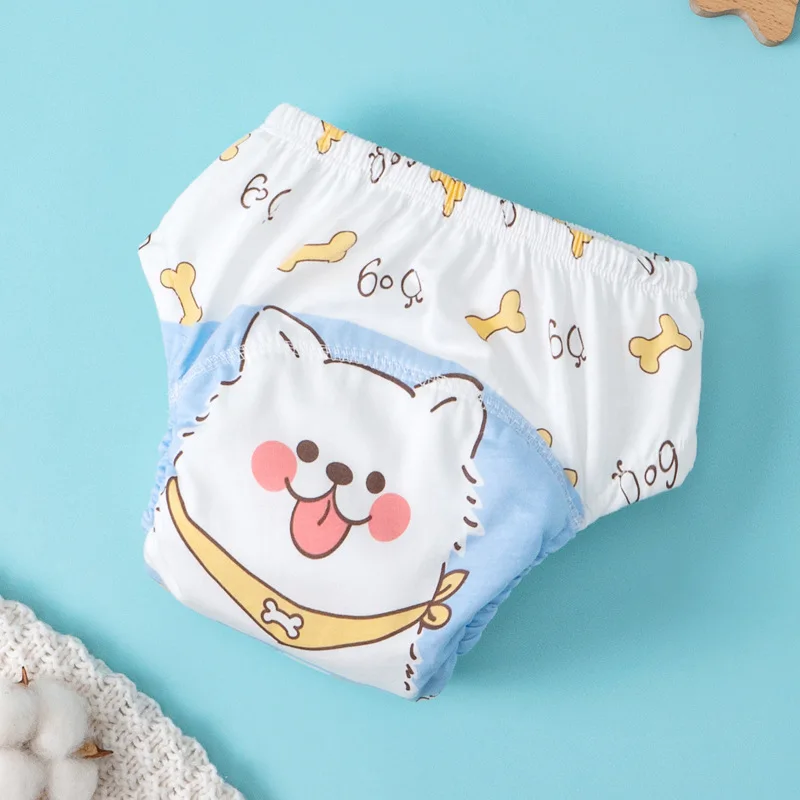 

Summer Children's Training Pants Washable Baby Diaper Baby Learning Pants Diaper pants Stereoscopic Prevent Side Leakage