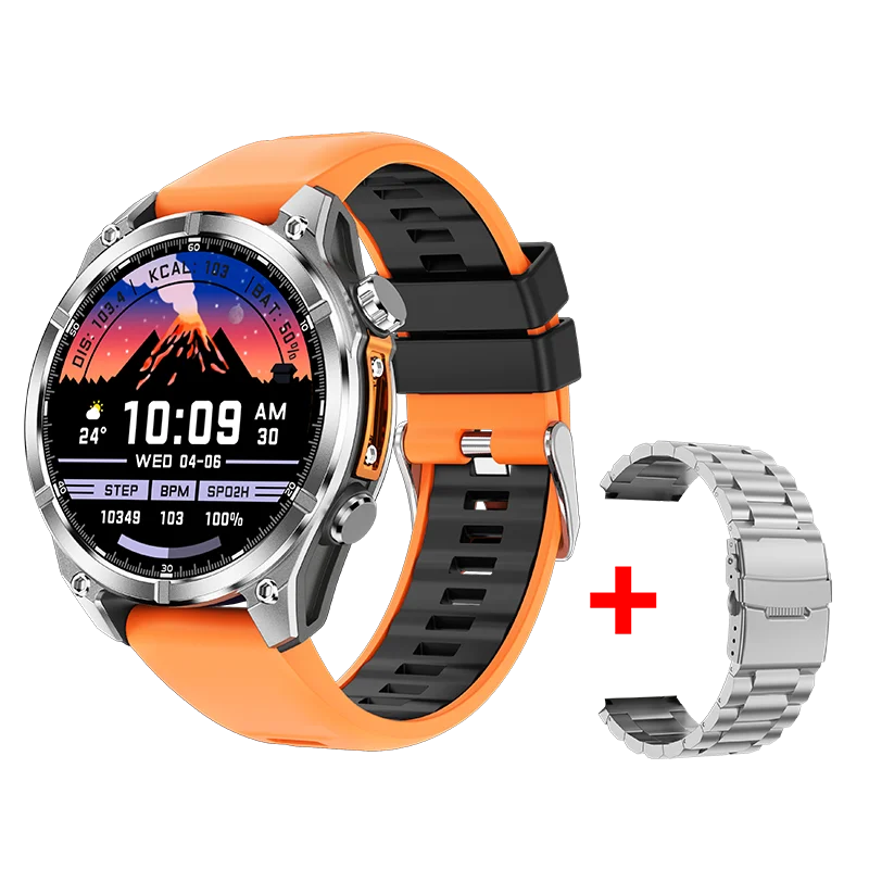 NOWY Smartwatch 2025 Damski Męski Zegarek Sportowy Fitness Połączenia Bluetooth Monitor Tętna Wodoodporny Smartwatch Dla IOS Android