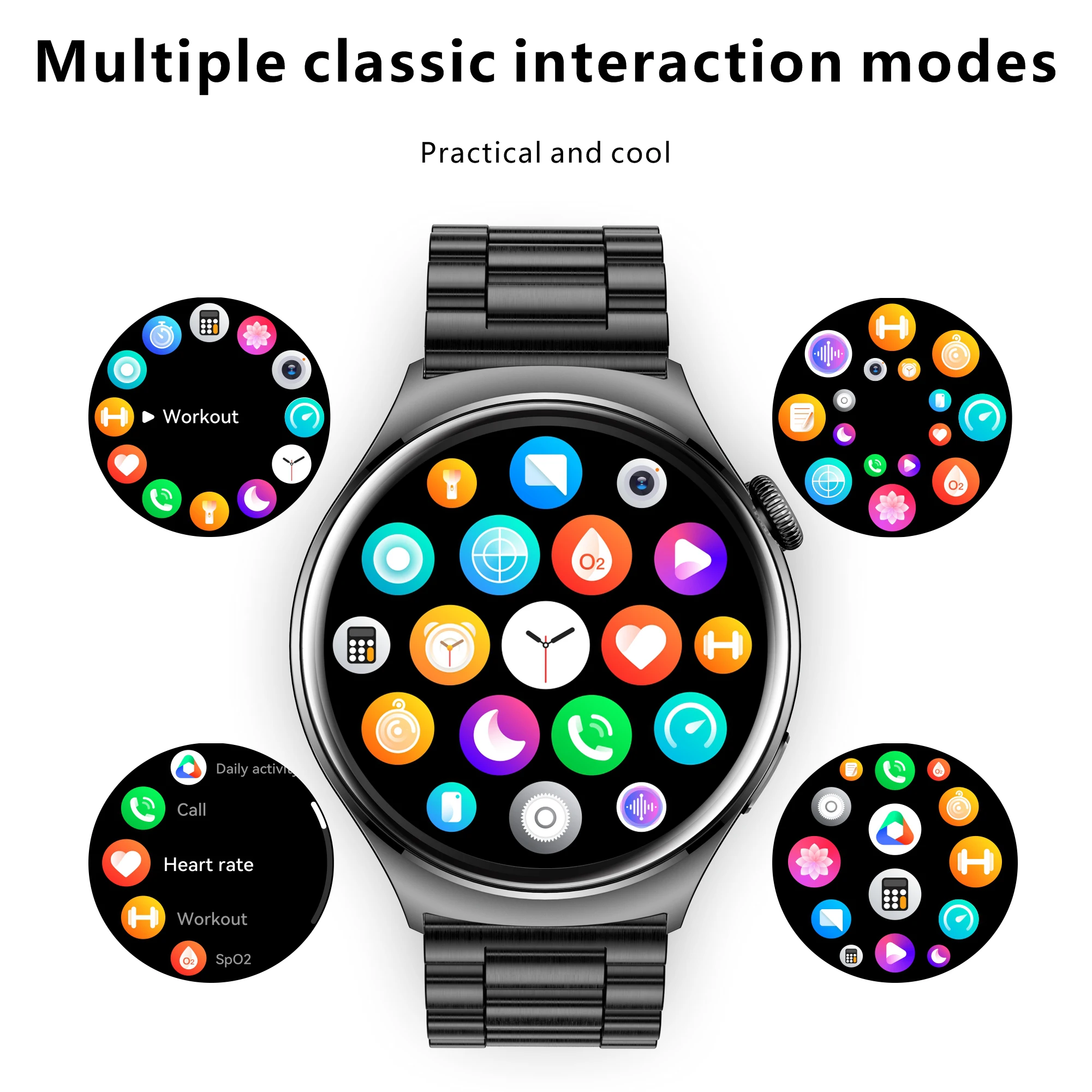 2024 Smart Watch Ladies Full Touch Screen sport Fitness orologi impermeabile Bluetooth Call Men Smartwatch Women per Android IOS