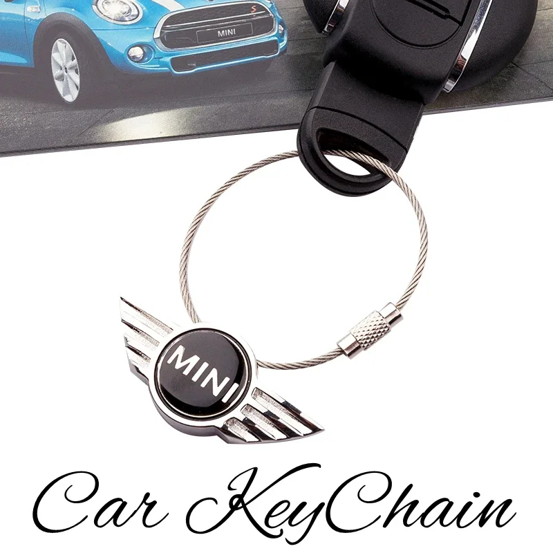 Car Keychain Keyring for MINI Cooper R53 R56 R57 R58 R60 CLUBMAN COUNTRYMAN F55 F56 F60 R50 R52 Key Holder Pendant Decoration