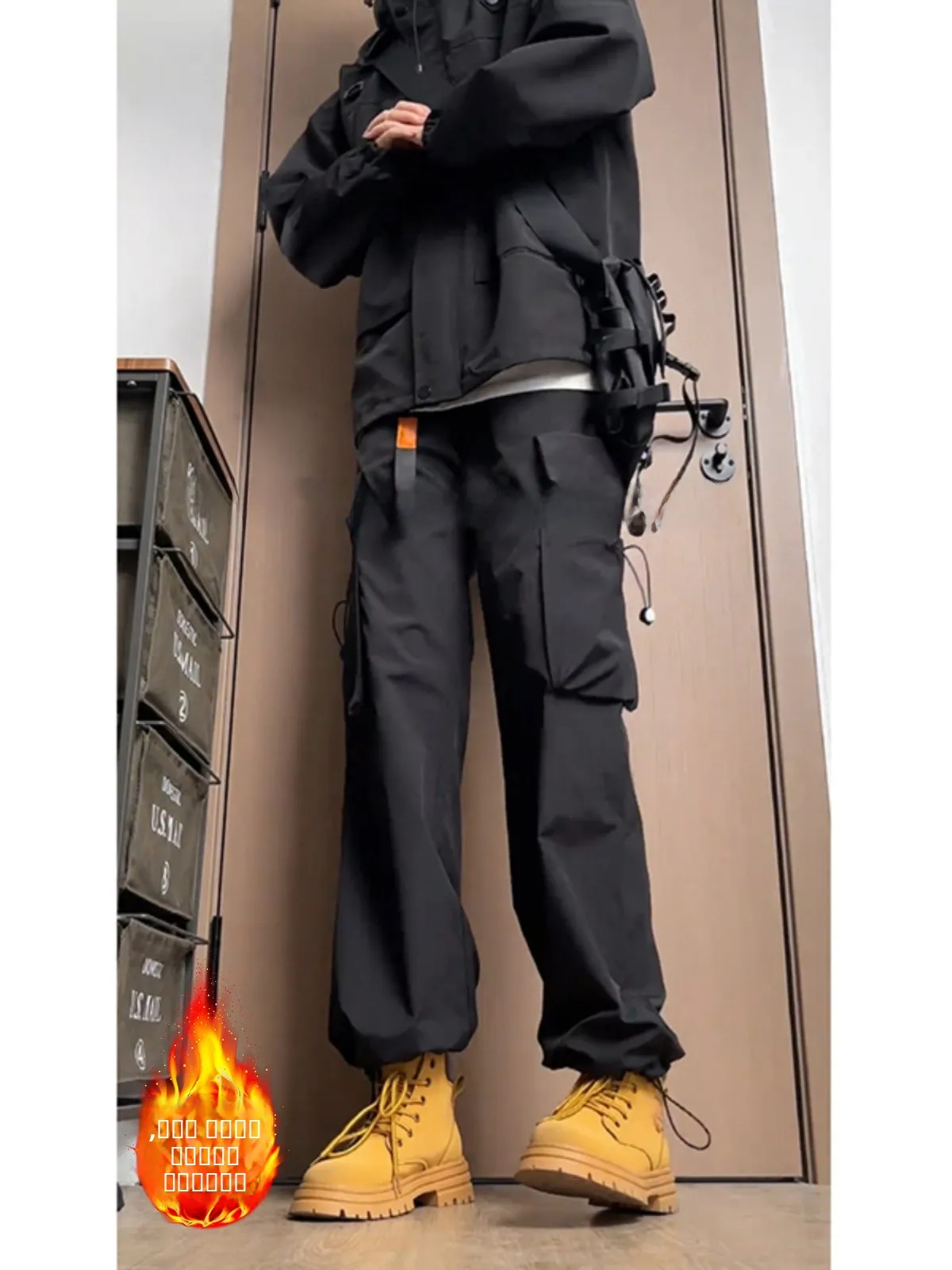 

Мужские тактические брюки-карго American Sle Bla Large, весенняя коллекция, для активного отдыха, альпинизма и работы