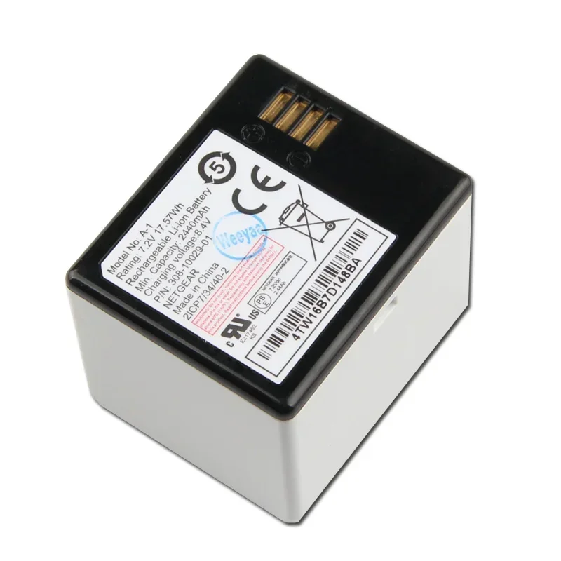 NEW Replacement Battery A-1 A-1B For ARLO PRO /PRO 2 Security Camera VMA4400 VMS4230P NETGEAR Camera Batteries 2440mAh