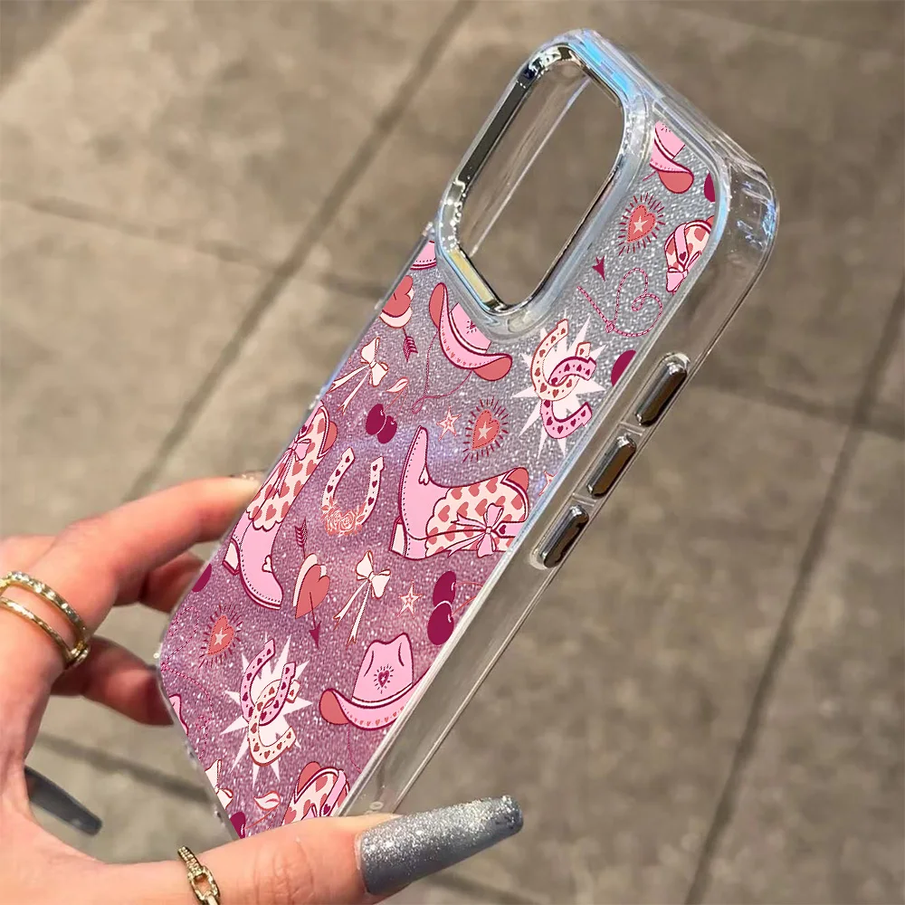 인피닉스 스마트 노트 테크노 카몬 스파크 핫 30 40 50 6 7 8 9 10 프로 플러스 4G 5G용 하트 부츠 모자 도금 투명 폰 케이스