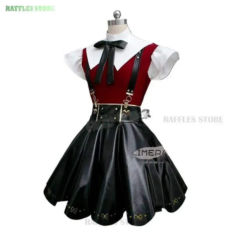 Spiel bedürftige Mädchen Überdosis Kangel Ame-Chan Cosplay Kostüm bedürftige Streamer Mädchen Gothic Lolita schwarz Kleid Halloween Phantasie Cosplay