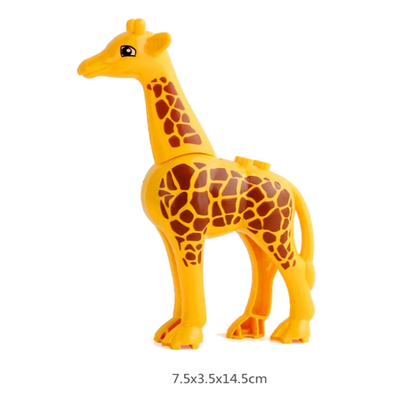 فتاة الأميرة الزرافة الدب ستيفاني كيت بيل ميا أوليفيا إيما أندريا برينس الشكل كتل بناء الطوب لعب للأطفال #2