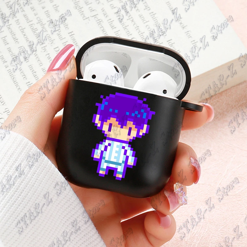 Popular Game Omori Basil Mari Soft Silicone Case for Apple Airpods Pro 2 1 3 Shockproof Protection Air Pods Earphone Box Cover