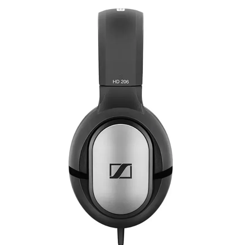 젠하이저 HD 206 유선 이어폰, 블랙 딥 베이스 스테레오 사운드 절연 이어폰, 게임 이어폰, 3.5mm, 신제품