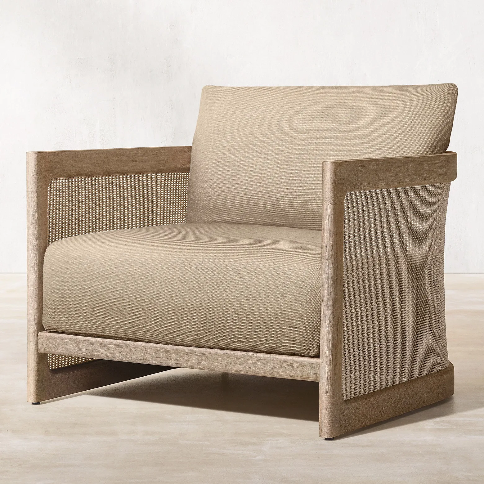 Outdoor solid wood leisure, hotel bed and breakfast, garden open-air furniture, outdoor waterproof and sunscreen, teak sofa