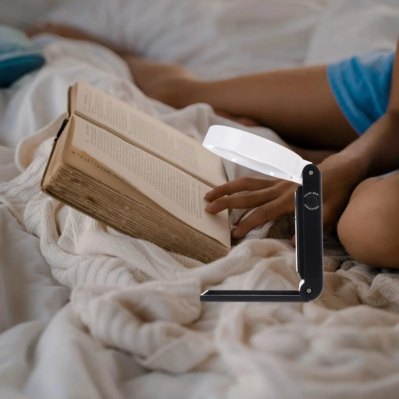 

Childrens Portable Magnifying Glass Easy Grasp Drop Resistant Lightweight Storage Friendly High Aid