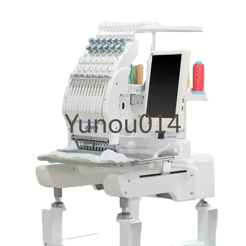 Computerized Single Head Embroidery Machine, Cap, T-shirt, Garment, Home Use, Fast Shipping