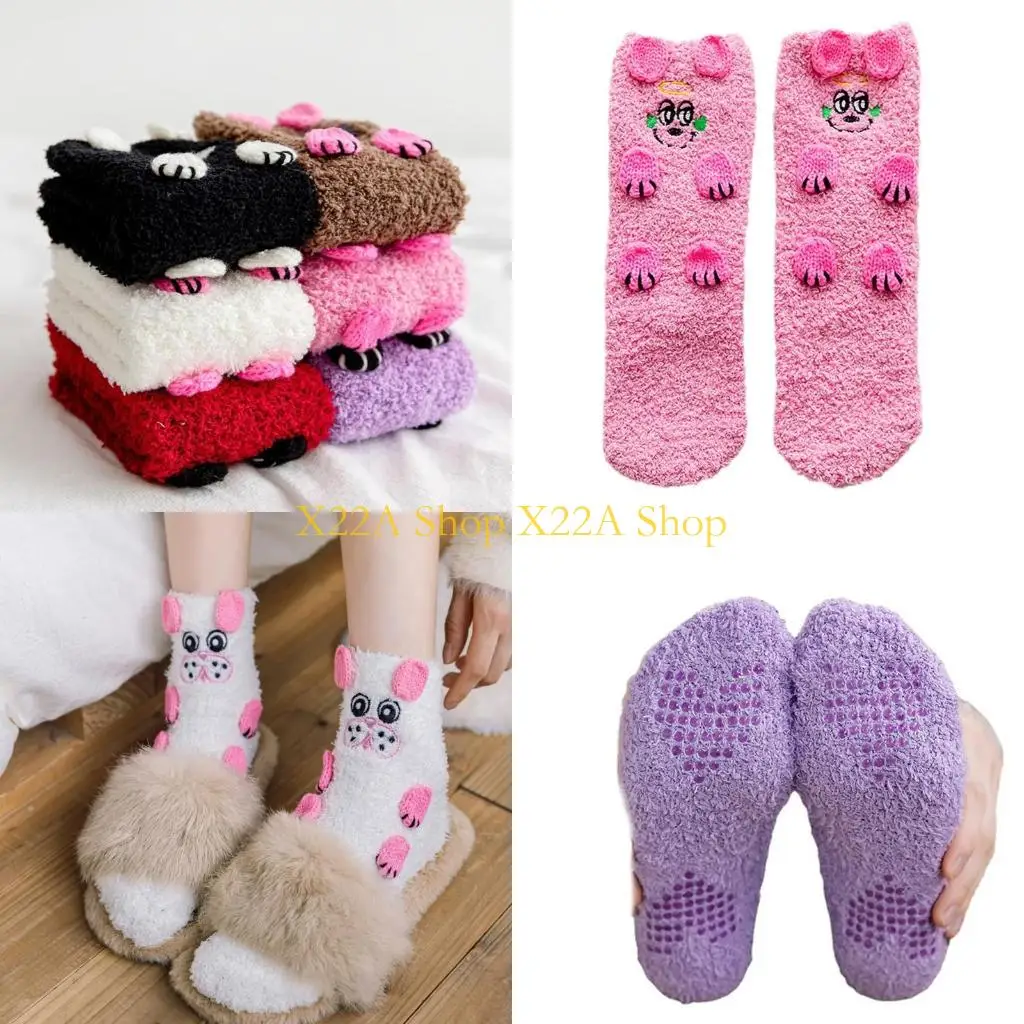 Donne uniche Coral Fuzzy Calzini Scilla