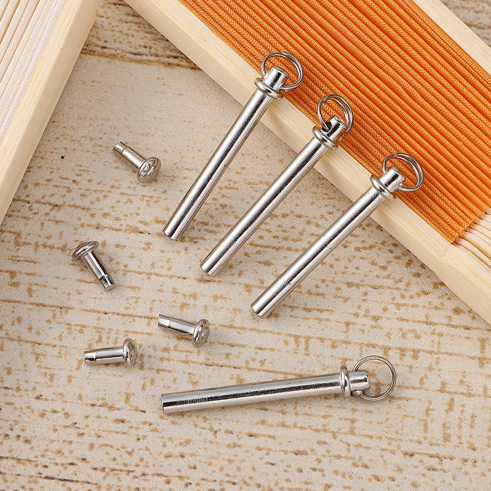 

12set Pins Repair Kit Durable Rivets Folding Handheld Fans Replacement Shaft Fasteners Diy Handmade Accessories Solid Studs