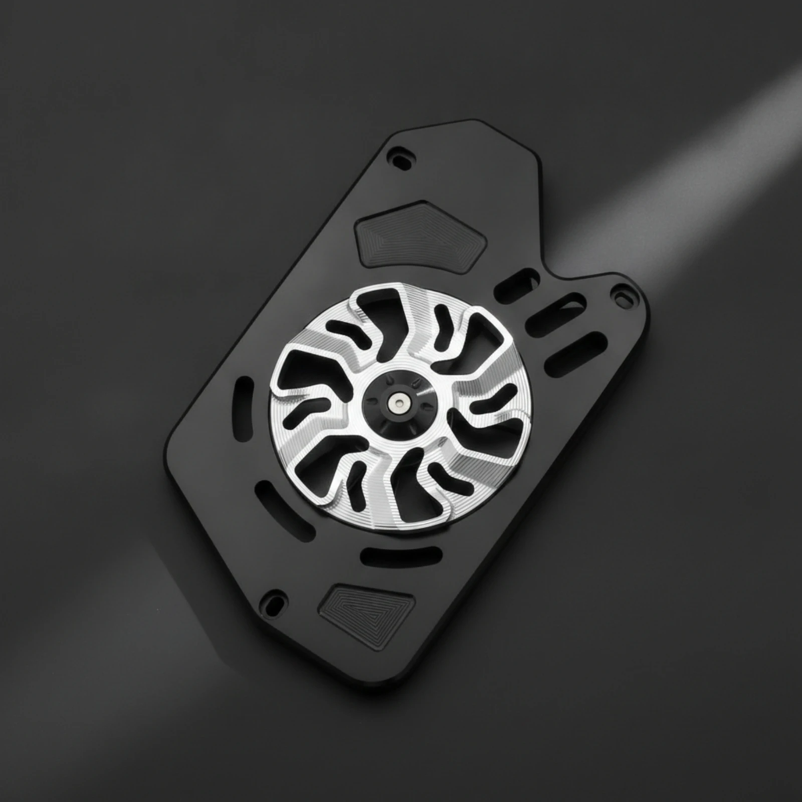 Motorcycle Cooling System Fan Cover CNC Motorcycle Cooling Fan Cover Cooling System Protector with Screws Ventilated Easy