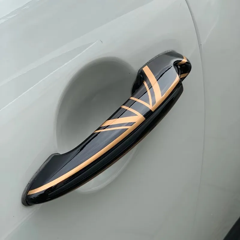 Car Door Handle Decorative Shell Protector Sticker For MINI Cooper Countryman R55 R56 R60 R61 Car Accessories Exterior Styling