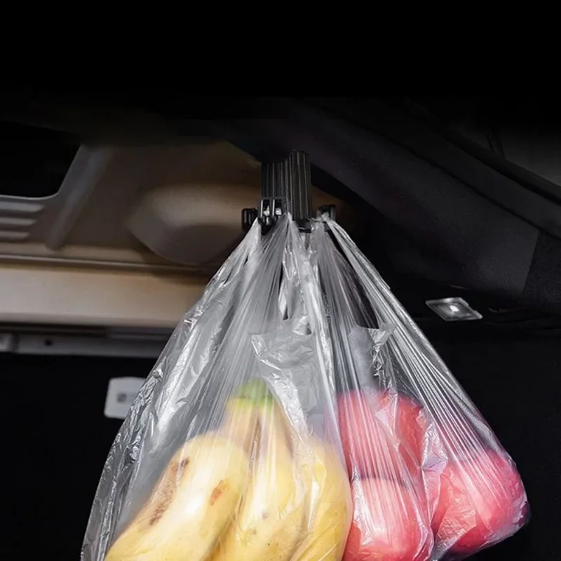 For Tesla Model 3 Trunk Hook Grocery Bag Hook Car Pendant Accessories Luggage Compartment Glove Bag Hook 1/2PCS view 3