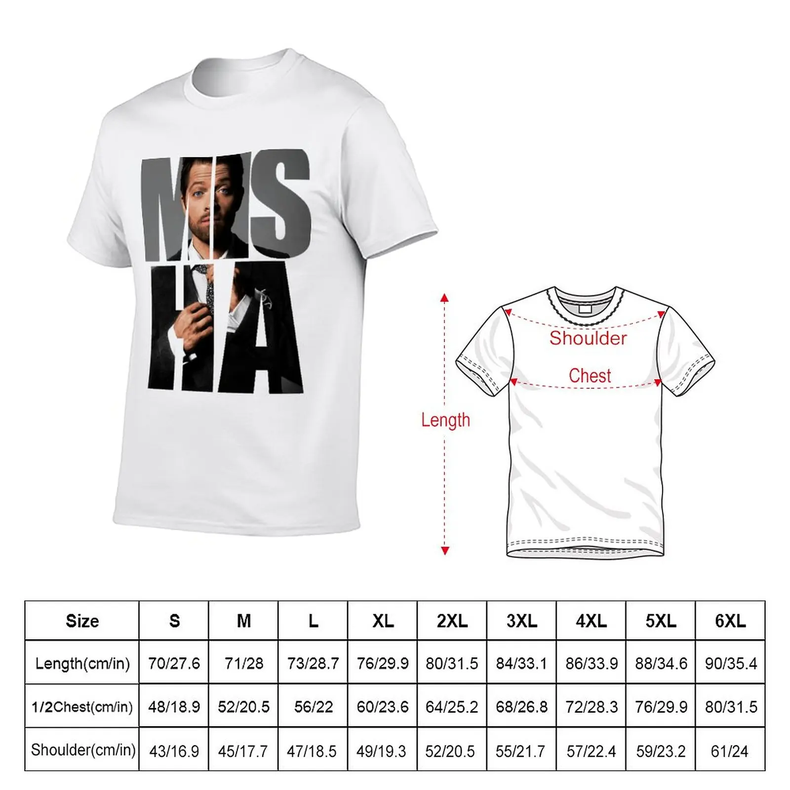 New Misha Misha Misha Collins T-Shirt graphics t shirt graphic t shirts men workout shirt