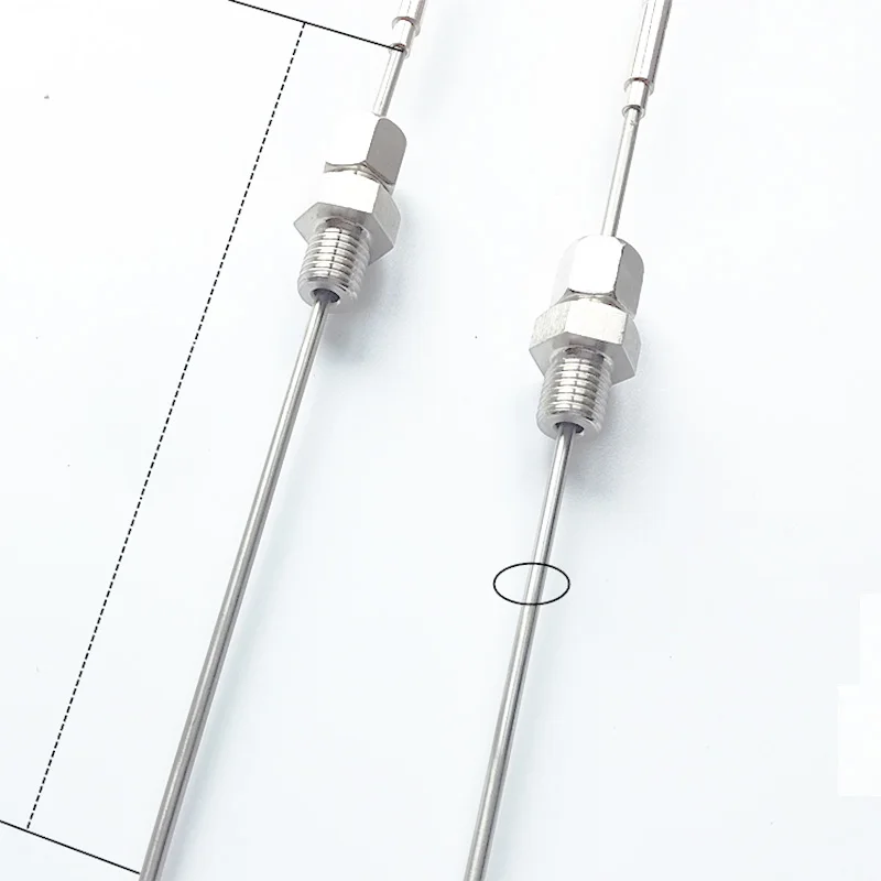 1100 degree K/PT100 Type Ungrounded 1-12mm/Threads Size M12*1.25/M16*1.25 Controller Sheathed Thermocouple Temperature Sensor