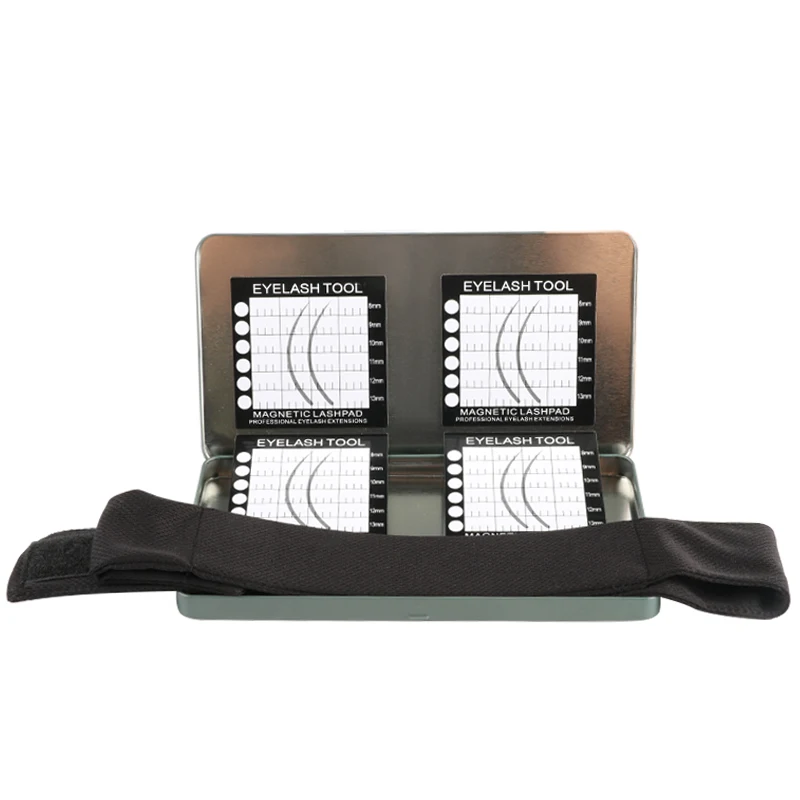 Magnetic Lash Pad Grafting Eyelash Headband Headscarf Forehead Towel Pad Eyelash Tablet Makeup Tool For Lash Extension Supplies