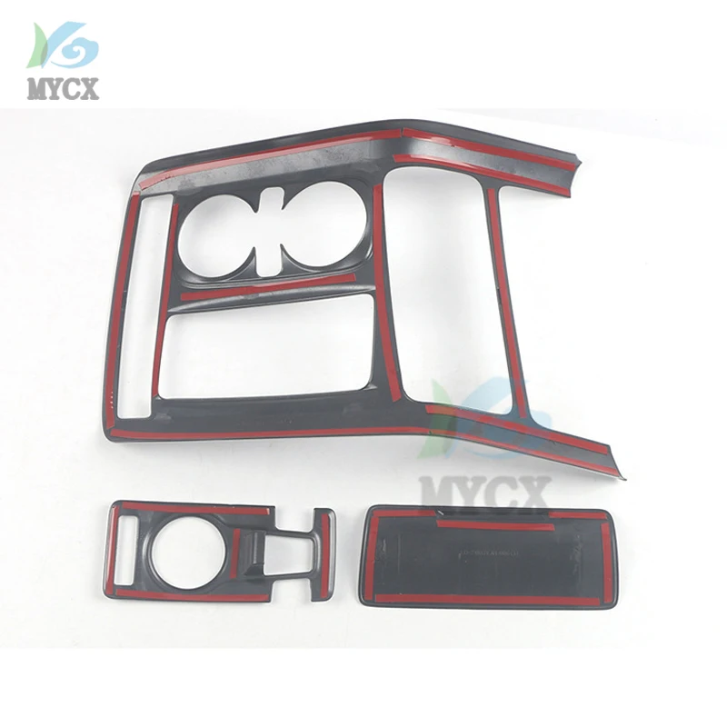 

Carbon Fiber Texture For KIA Carnival (Sedona) KA4 2021 2022 Car Gear Shift Panel Frame Gear Knob Cover Head Trim