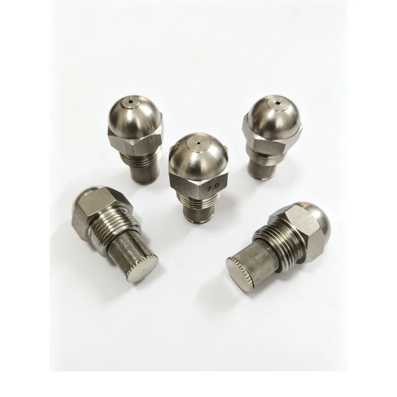1/4‘’ Thread  Mist Nozzle Dia 0.2-2.0mm Orifice Stainless Steel Fine Atomizing Spray For Humidification Cooling Artificial Fog