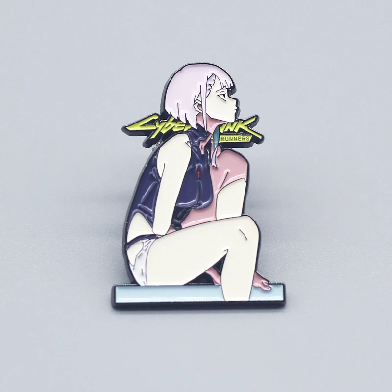 Fashion Punk Game Enamel Pin Cartoon Metal Decorate Badge Lapel Accessories Brooch Collecting