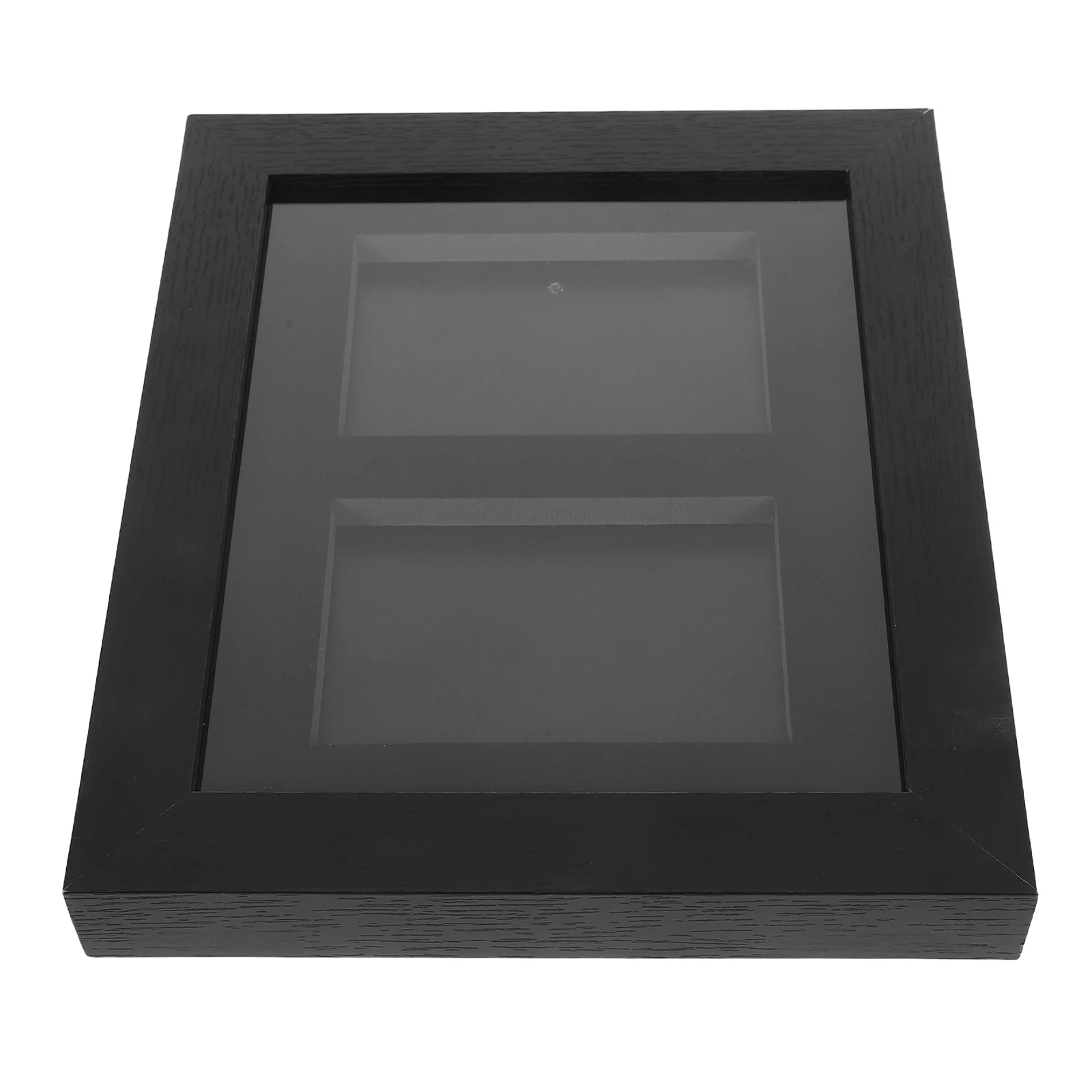 

Trading Card Display Frame Wall Mount Photo Frame Shelf Baseball Business Card Holder Wood Collectibles Showcase Home Office