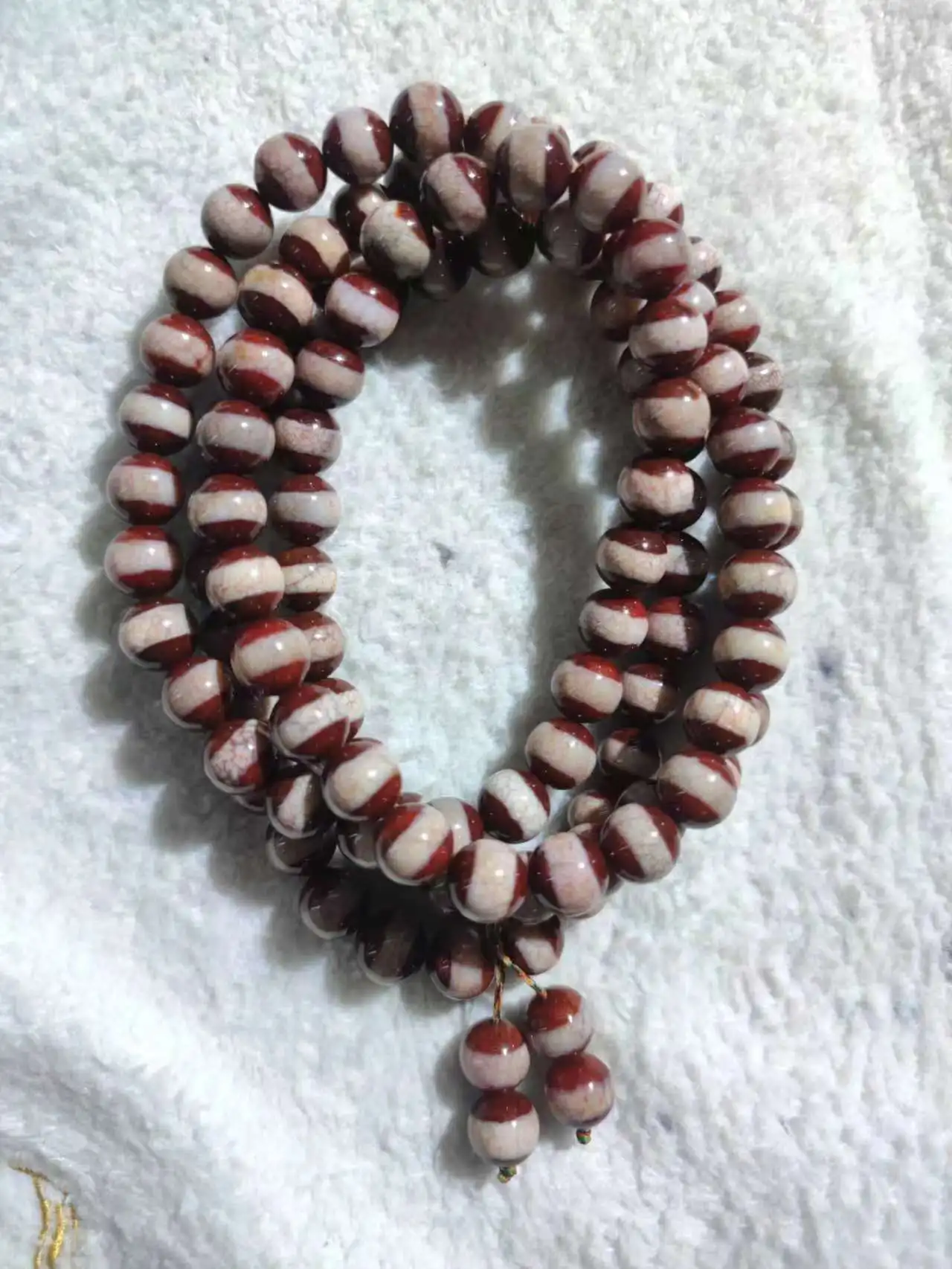 

1pcs/lot natural agate Dzi red first-line pharmacist beads 108 dragon scale patterns Ethnographic jewelry Prayer beads amulet