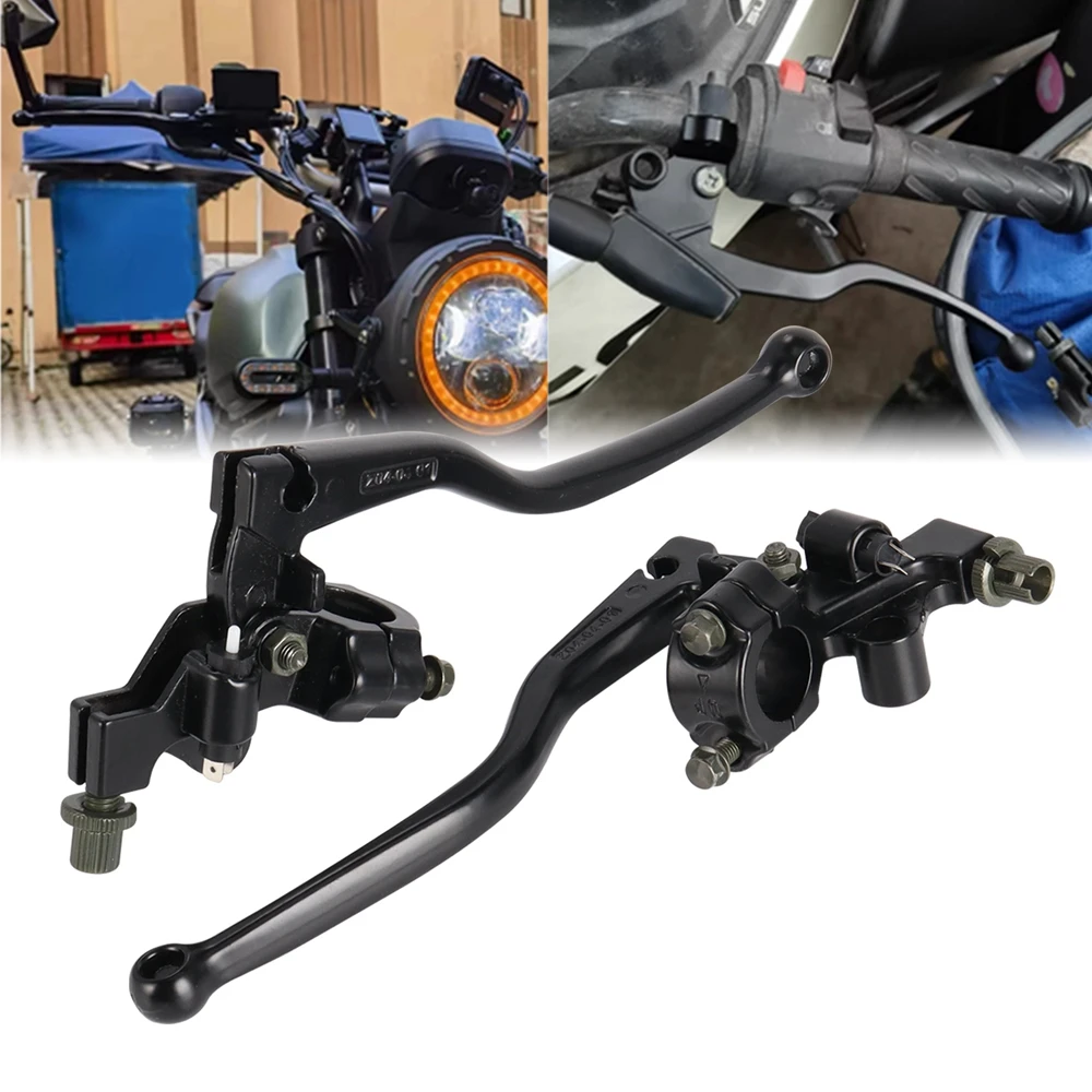 Black Aluminum alloy Handlebar Clutch Lever For Pit Dirt Bike Pitbike Motorcycle ATV Brake & Clutch Lever Cable Front Bra